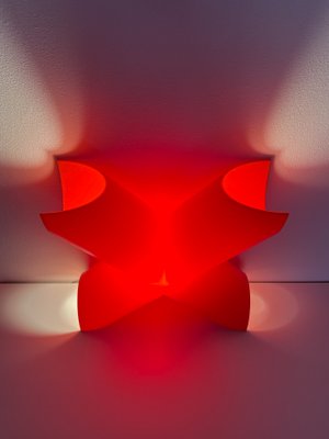 Cosi Come X Lamp in Red by Protocol Paris, 1990s for sale at Pamono