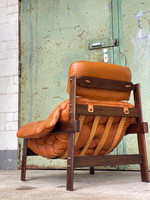 Lounge Chairs Modell MP-41 in Cognac Leder by Percival Lafer