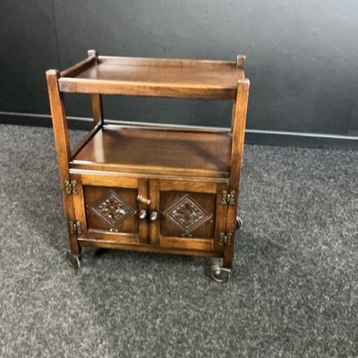 Afternoon Tea Trolley in Oak, 1960 for sale at Pamono