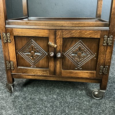 Afternoon Tea Trolley in Oak, 1960 for sale at Pamono
