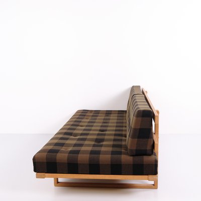 Model 4312 Daybed in Oak and Wool Upholstery by Børge Mogensen for