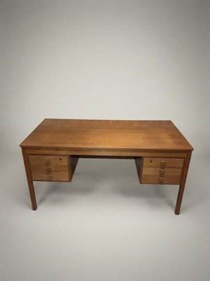 Mid-Century Danish Modern Teak Desk by Domino Mobler, 1960s for