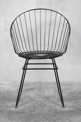 Iron 2024 wire chair