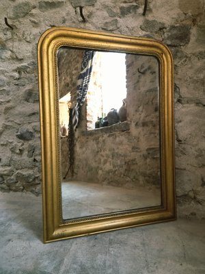 Antique French Louis Philippe Mirror, 19th Century for sale at Pamono