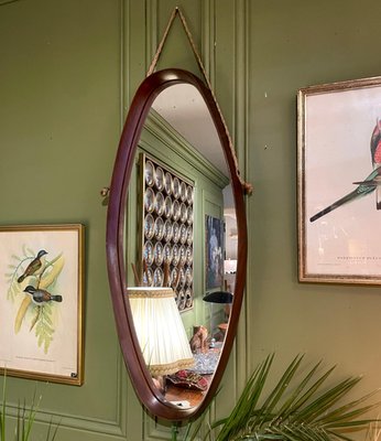 Vintage Scandinavian Mirror, 1960s for sale at Pamono