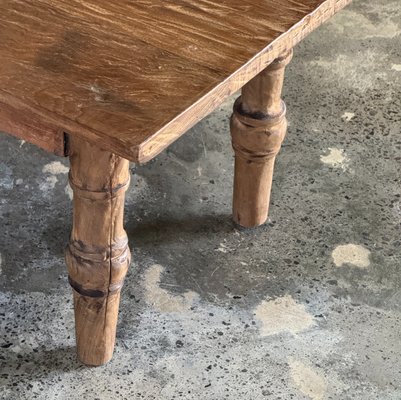 Teak Corvetty Coffee Table（コーヒー/ローテーブル） Coffee Table in Indonesian Brown Teak, 1980s for sale at Pamono