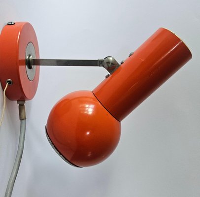 Mid-Century Modern Space Age Italian Wall Lamp, 1970s for sale at