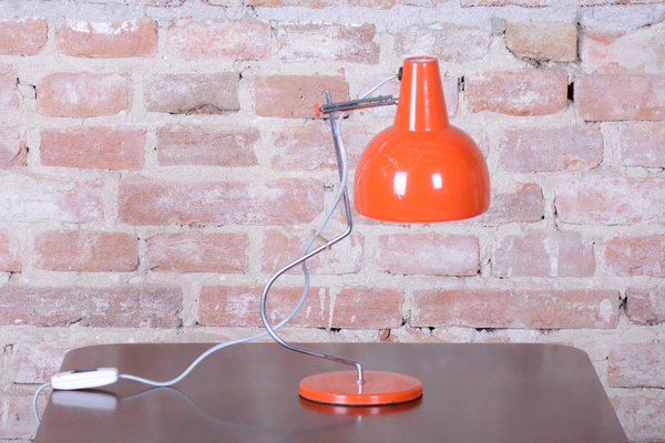 Mid-Century Table Lamp in Chrome attributed to J. Hůrka for Napako