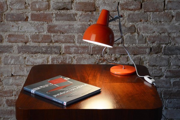 Mid-Century Table Lamp in Chrome attributed to J. Hůrka for Napako