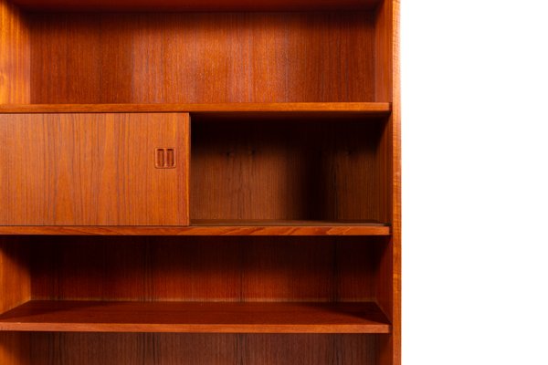 Mid-Century Modern Danish Teak Veneer Bookcase, 1960s for sale at