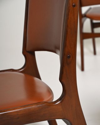 Vintage Danish Model 89 Chairs by Erik Buch for Anderstrup