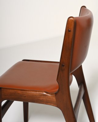 Vintage Danish Model 89 Chairs by Erik Buch for Anderstrup