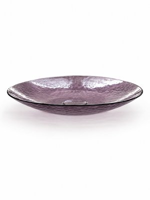 Vetrerie Manin · Purple Hammered Centrepiece — view 1