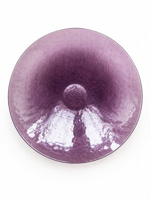 Vetrerie Manin · Purple Hammered Centrepiece — view 5