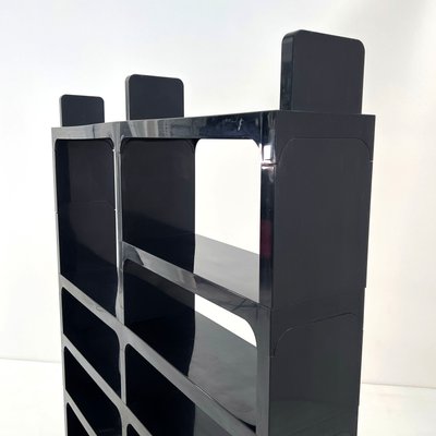 Black Modular Shelf by Olaf Von Bohr for Kartell, 1970s for sale