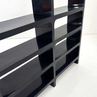 Black Modular Shelf by Olaf Von Bohr for Kartell, 1970s for sale