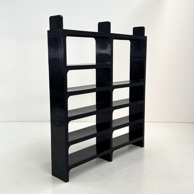 Black Modular Shelf by Olaf Von Bohr for Kartell, 1970s for sale