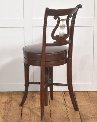 brown dressing table chair 19th Century Mahogany Adjustable slip foot pads emerald blue dress Venus Black Lace Shoulder Style:ES80026NB
