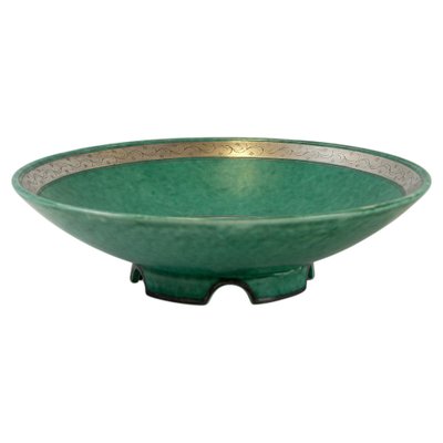 Argenta Silver Overlay Bowl by Wilhelm Kåge for Gustavsberg
