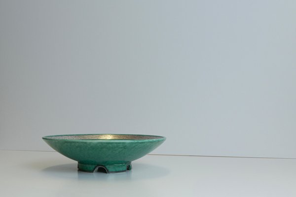 Argenta Silver Overlay Bowl by Wilhelm Kåge for Gustavsberg