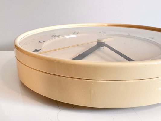 インテリア時計 BRAUN type4781 ABK31(Made in Germany) Quartz Wall Clock Type Abk 31 No. 4781 in Plastic by Dietrich Lubs