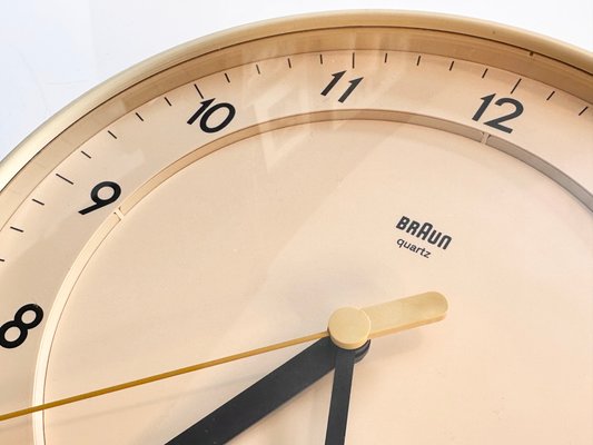 Quartz Wall Clock Type Abk 31 No. 4781 in Plastic by Dietrich Lubs