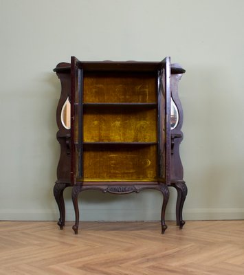 Antique Victorian China Display Cabinet, 1890s for sale at Pamono