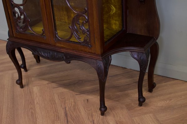 Antique Victorian China Display Cabinet, 1890s for sale at Pamono