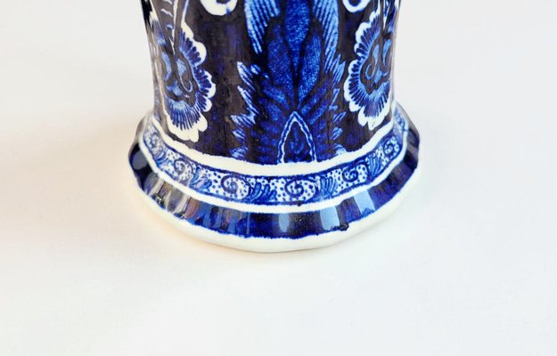デルフト　酒盃 Delft Blue Pottery Trumpet Vases from Boch Royal Sphinx Maastricht