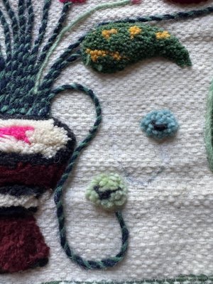 Scandinavian studio work · Large Tufted Wool Tapestry — view 12