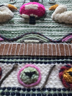 Scandinavian studio work · Large Tufted Wool Tapestry — view 10