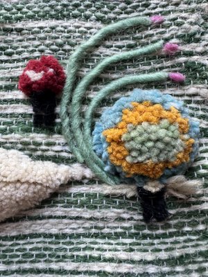 Scandinavian studio work · Large Tufted Wool Tapestry — view 9