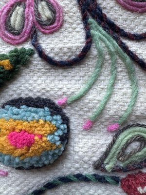 Scandinavian studio work · Large Tufted Wool Tapestry — view 8
