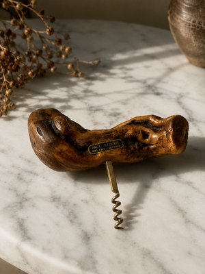 Mid-Century French Grapevine Corkscrew by Laurent Siret for Paul Etienne, 1960s — view 2