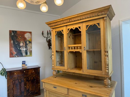 Küchenschrank aus Holz aus der Gründerzeit bei Pamono kaufen