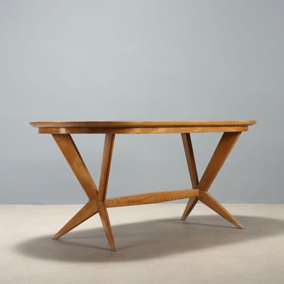 Vintage Table with Elliptical Top, 1960s for sale at Pamono