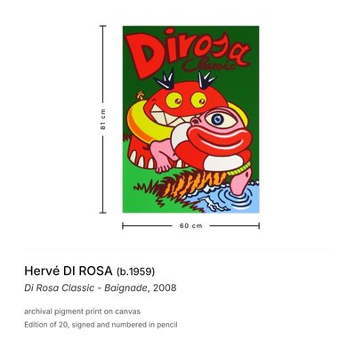 Hervé Di Rosa, Di Rosa Classic Baignade, 2008, Archival Pigment