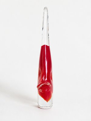 Mid-Century Murano Sommerso Glass Fish Sculpture from Formia, 1970s — view 4