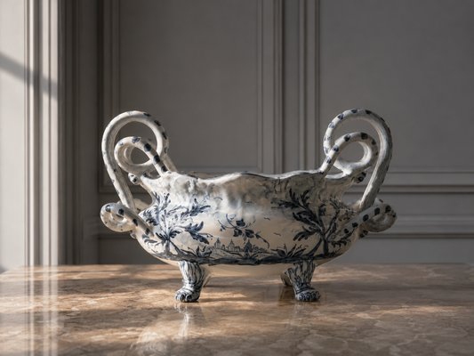 V.M. Albisola · Large Faience Centrepiece — view 3