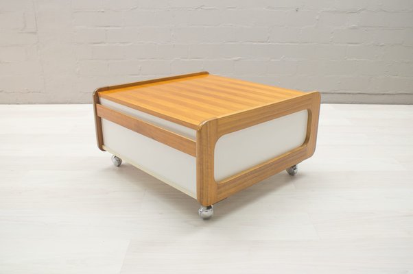 Vintage Walnut Coffee Table With Drawer 1960s For At Pamono Vintage Walnut Coffee Table With Drawer 1960s 1