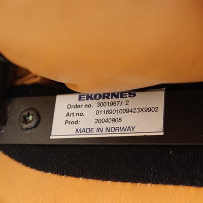 Set of Armchair and Ottoman from Ekornes, 1980s for sale at Pamono