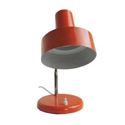 Lampe de Bureau Vintage Orange, 1970s en vente sur Pamono