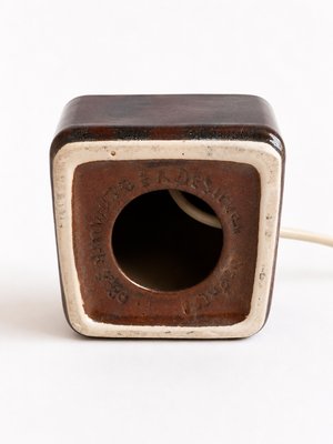 Mid-Century Modern Danish Ceramic Table Lamp by Désirée Stentøj, 1970s — view 7