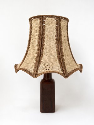 Mid-Century Modern Danish Ceramic Table Lamp by Désirée Stentøj, 1970s — view 1