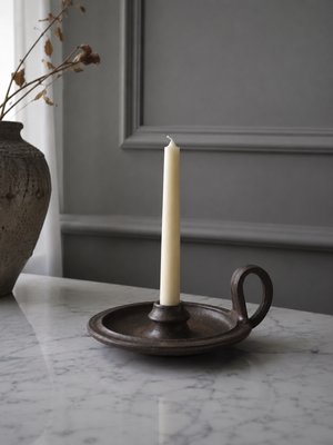 German Brutalist Studio Pottery Model 8013 Candleholder by Rudi Stahl, 1970s — view 4