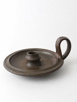 German Brutalist Studio Pottery Model 8013 Candleholder by Rudi Stahl, 1970s — view 1