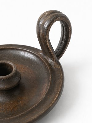 German Brutalist Studio Pottery Model 8013 Candleholder by Rudi Stahl, 1970s — view 3