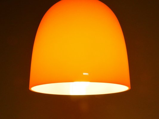 Lampes Vintage En Verre Couleur Orange Mandarine De Raak Pays Bas 1970s Set De 3 En Vente Sur Pamono