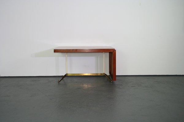 Italian Teak Drop Leaf Desk 1950s For At Pamono Italian Teak Drop Leaf Desk 1950s 1