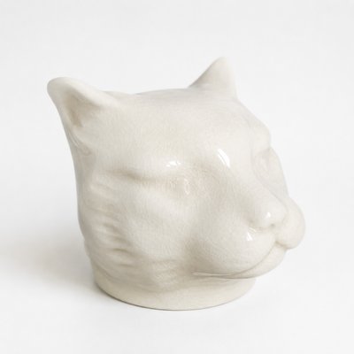 L&V Ceram · Panther Head Piggy Bank — view 1